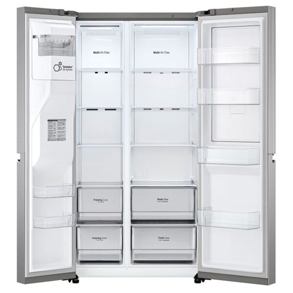 یخچال فریزر ساید بای ساید 30 فوت سیلور ال جی مدل J287 - Image 2